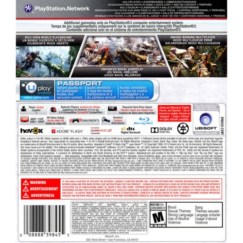 Assassin's Creed IV: דגל שחור PS3 [חדש לגמרי]